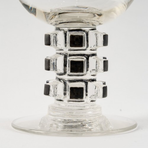 1926 René Lalique - Suite de 6 Verres Unawihr - BG Arts