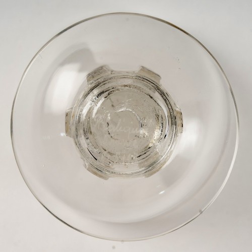 XXe siècle - 1926 René Lalique - Suite de 6 Verres Unawihr