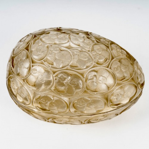 1929 René Lalique - Box Poussins Chicks - Glass & Crystal Style Art Déco