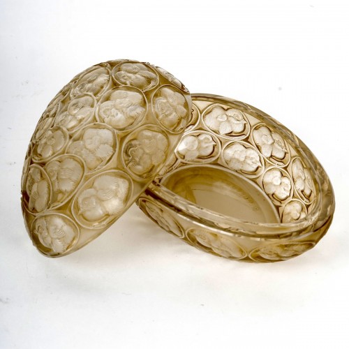 1929 René Lalique - Box Poussins Chicks - 