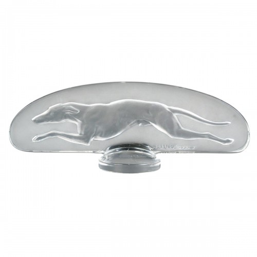 1928 René Lalique - Car Mascot Levrier Greyhound