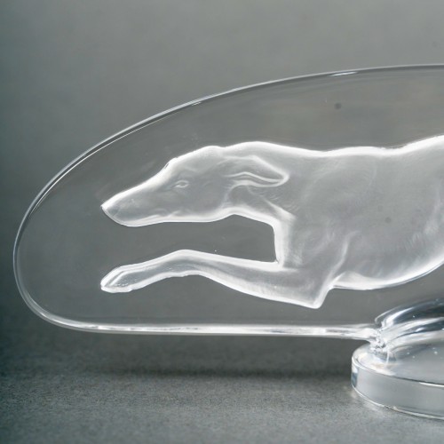 Glass & Crystal  - 1928 René Lalique - Car Mascot Levrier Greyhound