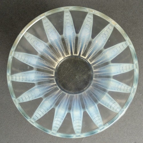 Glass & Crystal  - 1933 René Lalique - Art Deco Vase Chamonix