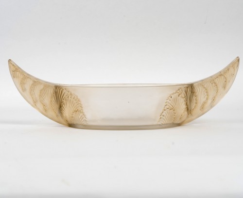 1927 René Lalique - Jardinière Coupe Acanthes - Verrerie, Cristallerie Style Art Déco