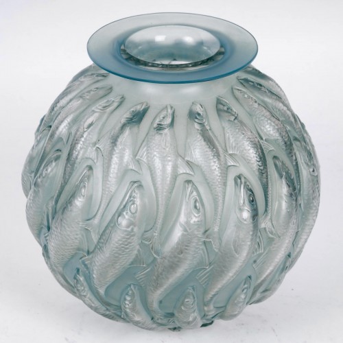 1927 René Lalique - Vase Marisa - Verrerie, Cristallerie Style Art Déco