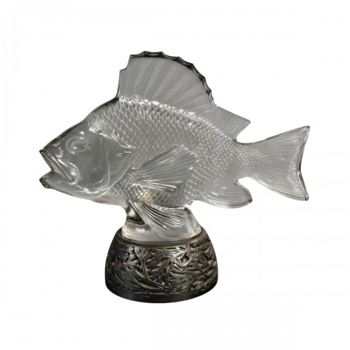 1922 René Lalique - Decorative Motif Gros Poisson Algues 