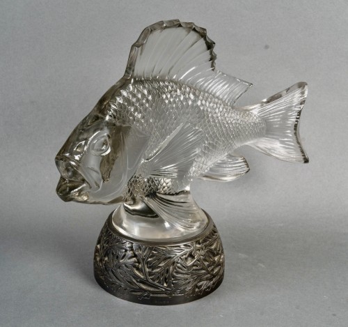 1922 René Lalique - Decorative Motif Gros Poisson Algues  - Glass & Crystal Style Art Déco