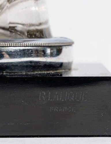 Antiquités - 1928 René Lalique - Pair Of Bookends Car Mascots Hirondelle Swallow