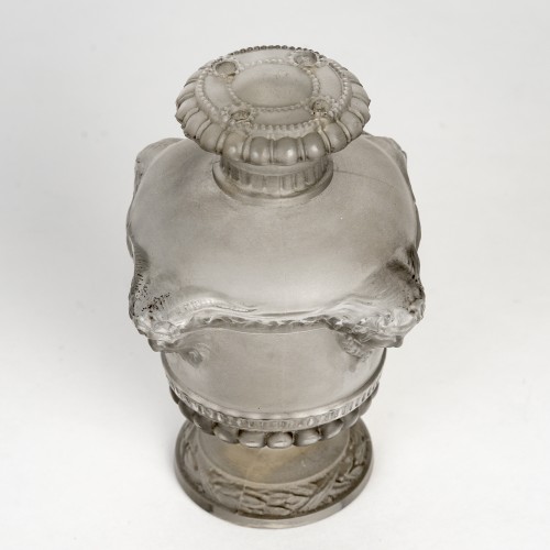 Glass & Crystal  - 1925 René Lalique - Perfume Bottle Bouquet De Faunes