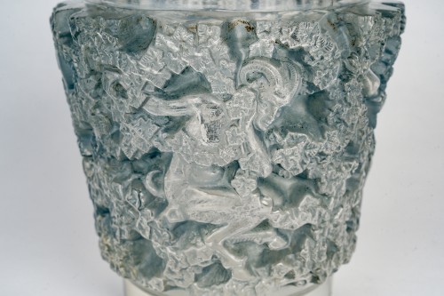 Art Déco - 1938 René Lalique - Vase Bacchus