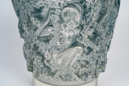 Antiquités - 1938 René Lalique - Vase Bacchus