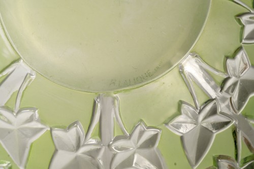 Art Déco - 1927 René Lalique - Bowl Lierre Ivy