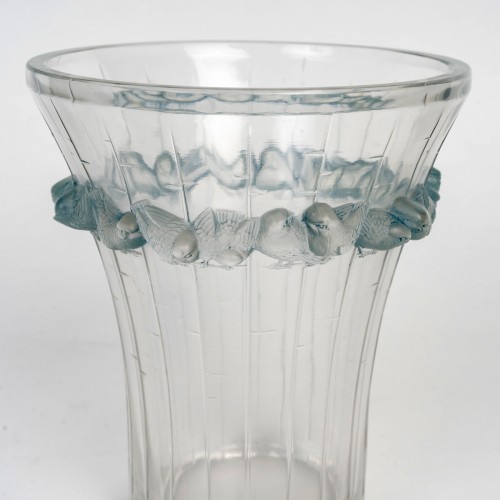 20th century - 1933 René Lalique - Vase Boulouris