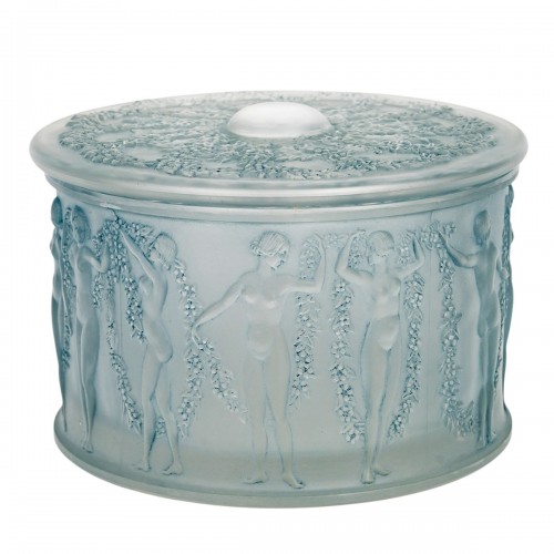 1929 René Lalique - Box Figurines Et Guirlandes 
