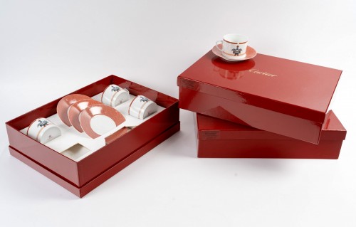 Cartier - Porcelain Tableware Tea Set Maison Venitienne  - silverware & tableware Style Art Déco