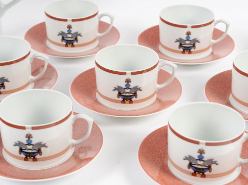 20th century - Cartier - Porcelain Tableware Tea Set Maison Venitienne 