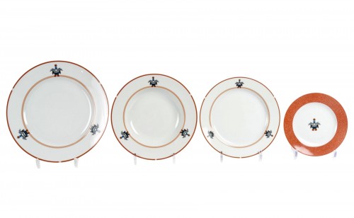 Cartier - Limoges Porcelain Tableware Maison Venitienne 65 Pieces