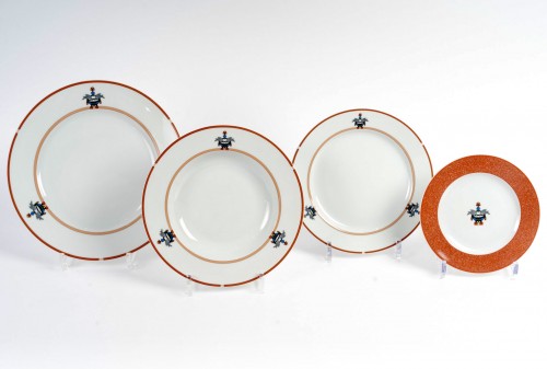 Cartier - Limoges Porcelain Tableware Maison Venitienne 65 Pieces - silverware & tableware Style Art Déco