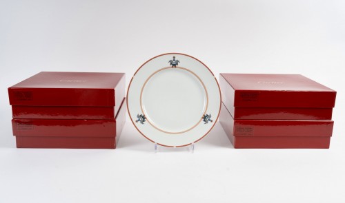Cartier - Limoges Porcelain Tableware Maison Venitienne 65 Pieces - 