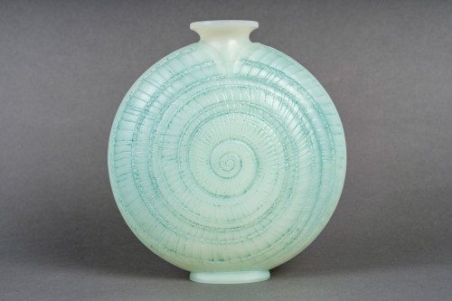 1920 René Lalique - Vase Escargot - Verrerie, Cristallerie Style Art Déco
