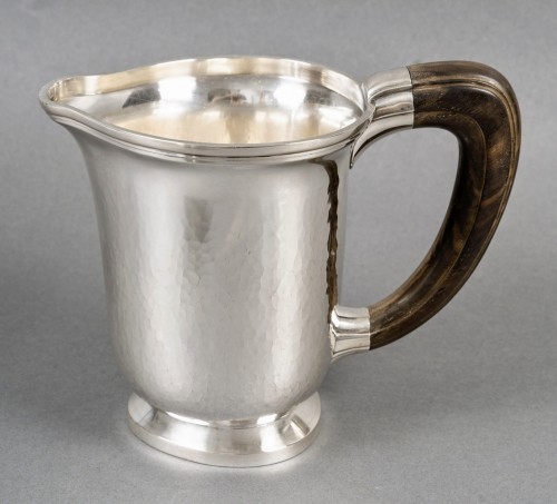 Antiquités - 1940 Fouquet Lapar - Art Deco Tea Coffee Service Hammered Sterling Silver