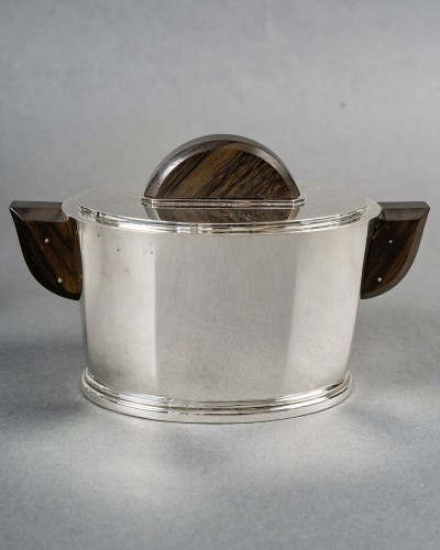 1935 Christofle Cardeilhac - Art Deco Coffee Tea Service Sterling Silver - Art Déco