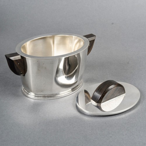 Art Déco - 1935 Christofle Cardeilhac - Art Deco Coffee Tea Service Sterling Silver