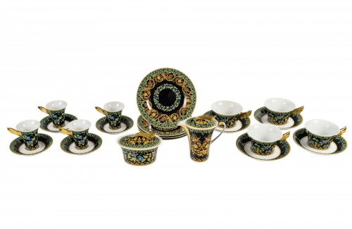 Versace - Service Thé Café Gold Ivy Lierre D'Or Porcelaine