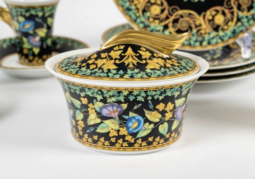 20th century - Versace - Tea Coffee Set Gold Ivy Porcelain