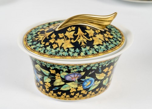 Versace - Tea Coffee Set Gold Ivy Porcelain - 