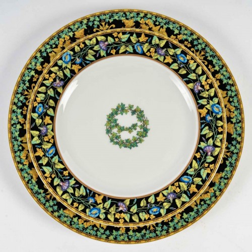 Versace - Service de table assiettes et plats lierre d'or - Argenterie et Arts de la table Style 