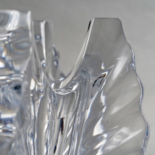 1950 Marc Lalique - Vase Mandragon Cristal - Années 50-60