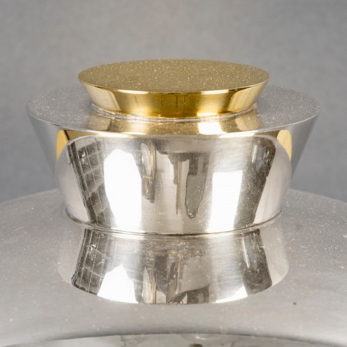 20th century - 1937 Jean Puiforcat - Art Deco Modernist Centerpiece Tureen Sterling Silver