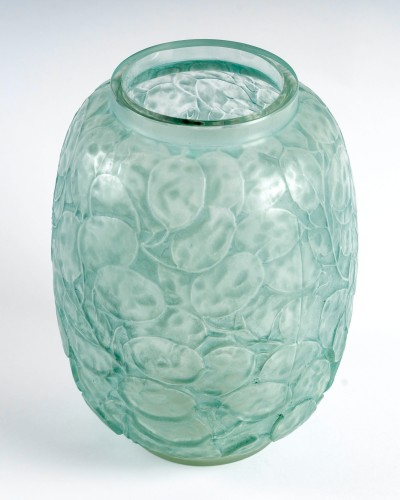 1914 René Lalique - Vase Monnaie Du Pape - Glass & Crystal Style Art Déco