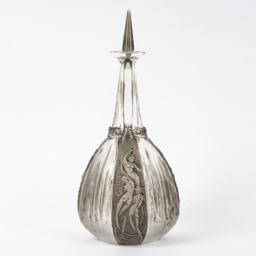 Glass & Crystal  - 1911 René Lalique - Decanter Sirenes Et Grenouilles