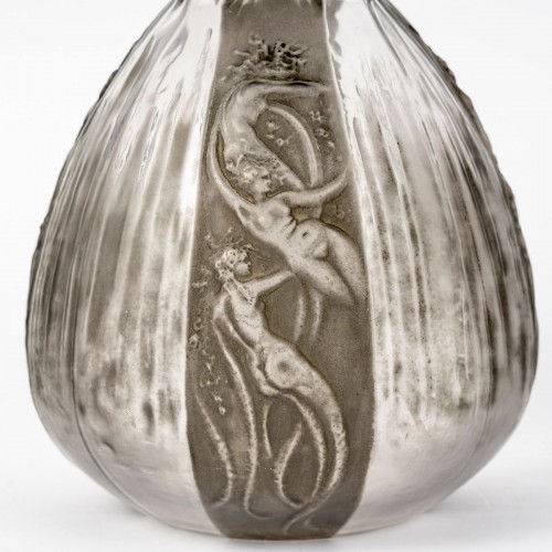 1911 René Lalique - Decanter Sirenes Et Grenouilles - Art nouveau