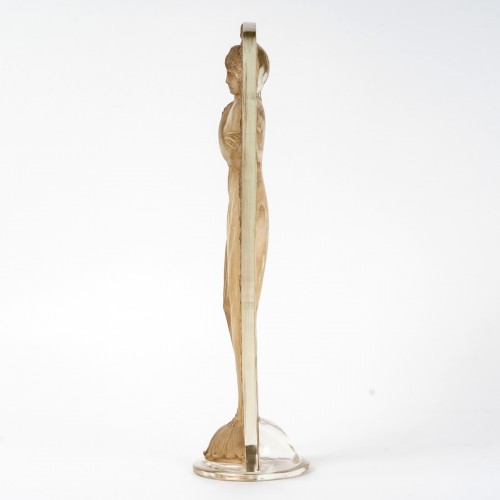 Verrerie, Cristallerie  - 1919 René Lalique - Statuette Grande Ovale Tête Penchée