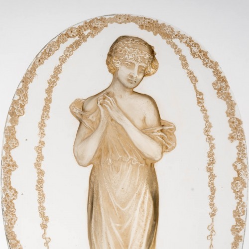 1919 René Lalique - Statuette Grande Ovale Tête Penchée - BG Arts