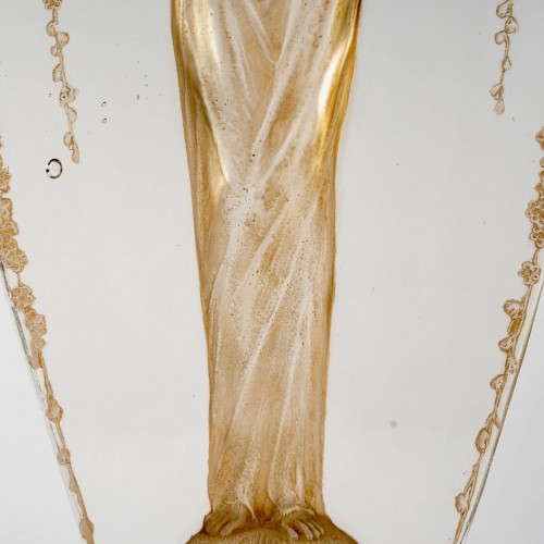 1919 René Lalique - Statuette Grande Ovale Tête Penchée - Art Déco