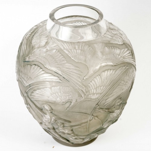 1921 René Lalique - Vase Archers - Glass & Crystal Style Art Déco