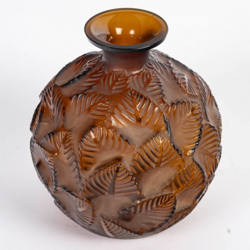 Verrerie, Cristallerie  - 1926 René Lalique - Vase Ormeaux
