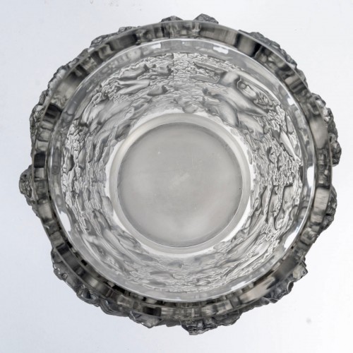 Art Déco - 1938 René Lalique - Vase Bacchus