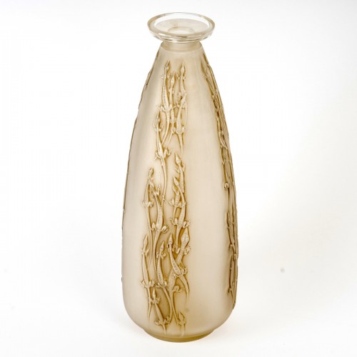 1912 René Lalique - Vase Four Groups Of Lizards Lézards - Glass & Crystal Style Art nouveau
