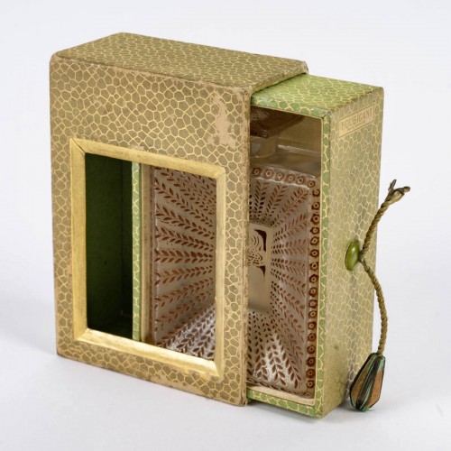 1925 René Lalique Perfume Bottle Belle Saison for Houbigant - Glass & Crystal Style Art Déco