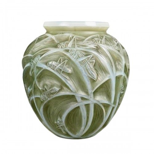 1912 René Lalique - Vase Sauterelles