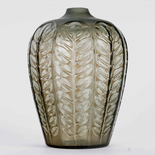 1924 René Lalique - Vase Tournai - Verrerie, Cristallerie Style Art Déco