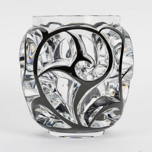 Lalique France - Vase Tourbillons - Glass & Crystal Style Art Déco