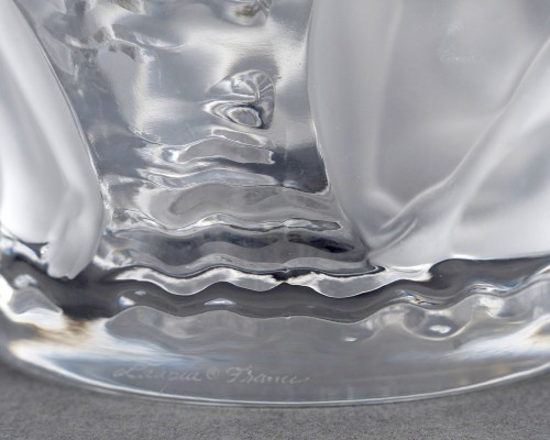 Antiquités - Lalique France - Vase Ondines 