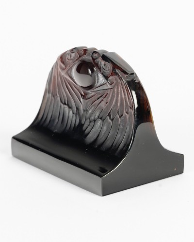 Glass & Crystal  - 1914 René Lalique - Paperweight Deux Aigles Two Eagles