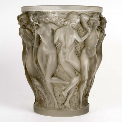 1927 René Lalique - Vase Bacchantes - Verrerie, Cristallerie Style Art Déco